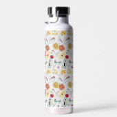 Bouteille D'eau Mi-siècle moderne de l'âge atomique STEM Physique  (Plage)