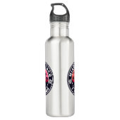 Bouteille D'eau Miami Beach Floride Retro Sunset Souvenirs 60s (Dos)