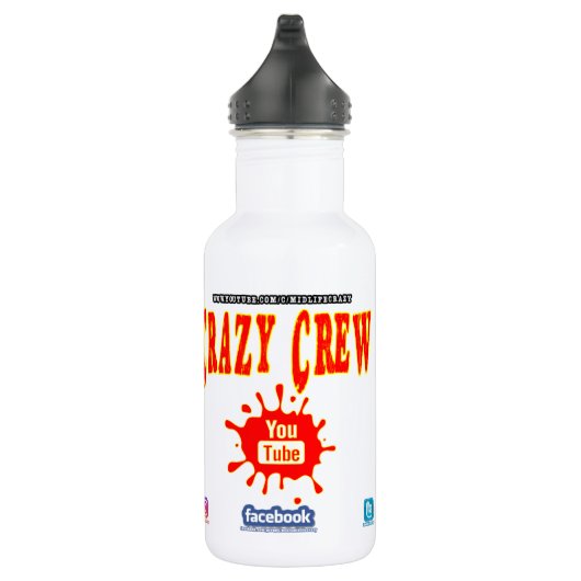 Bouteille d'eau Midlife Crazy 18oz (Droite)