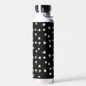 Bouteille d'eau Midnight Daisy | Dessin Botanique (Gauche)