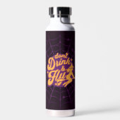 Bouteille D'eau Midnight Flight: A Spooky Retro (Gauche)