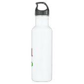 Bouteille D'eau mignon cheval amoureux ajouter nom (Dos)