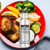 Bouteille D'eau mignon Frère mot faits d'art