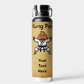 Bouteille D'eau Mignon Kung Poo Karate (Arrière)
