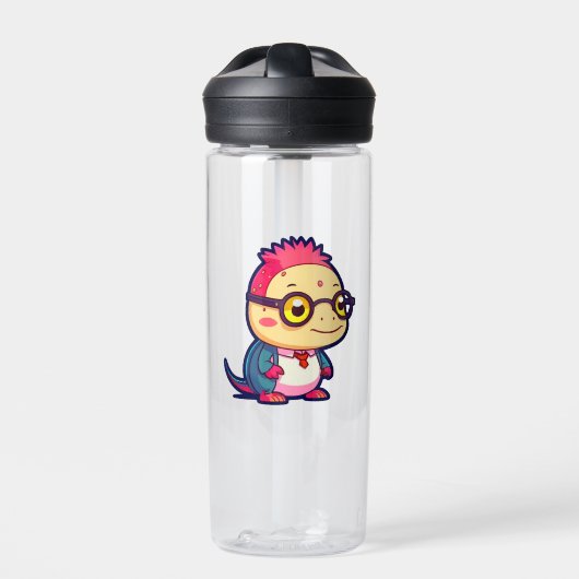 Bouteille D'eau mignon philosophe axolotl (Extérieur)