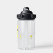 Bouteille D'eau Mignon poussin jaune et fleurs (Salle de sport)