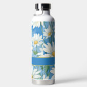 Bouteille D'eau Mignonettes florales avec nom (Droite)