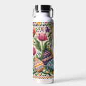 Bouteille D'eau Mignonne/Colorée Printemps/Pâques (Avant)