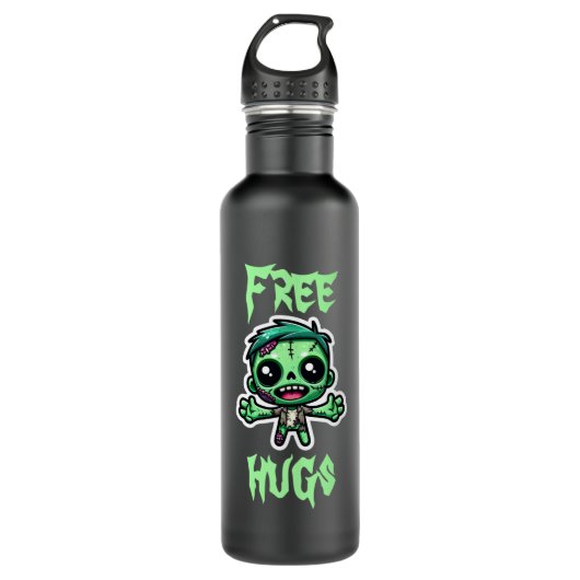 Bouteille D'eau Mignonne, drôle de zombie (Devant)