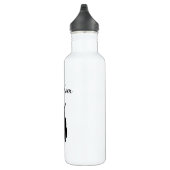 Bouteille D'eau Mignonne maman chatte Winking Black Kitty Cartoon (Droite)