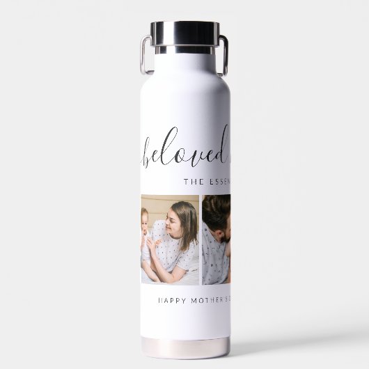 Bouteille D'eau Mignonne Mamma Maman Maman Fête des mères Collage  (Avant)