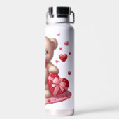 Bouteille D'eau Mignonne Valentine's Day Teddy Bear (Arrière)