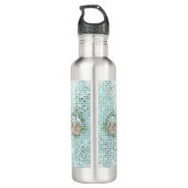 Bouteille D'eau Mignons lapins et papillon (Dos)