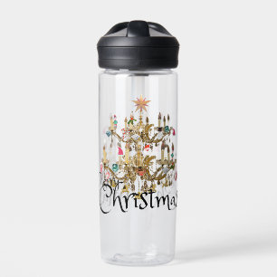 Bouteille D'eau Mikitiez classe whitechristmas lumière jollyholly