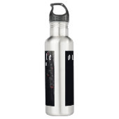 Bouteille D'eau Mikitiez crâne rouge toxique pomme vegan été (Dos)