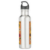 Bouteille D'eau Mikitiez terre natale nature selfloe fleur rose (Dos)