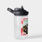 Bouteille D'eau Militaire amusant/Père Noël de Noël (Arrière Complet)