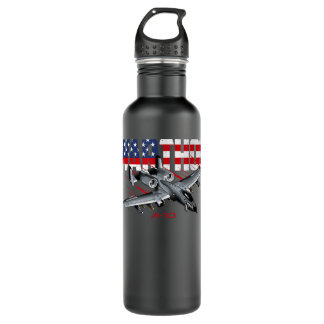 Bouteille D'eau Military Airplane A10 Warthog American Flag 