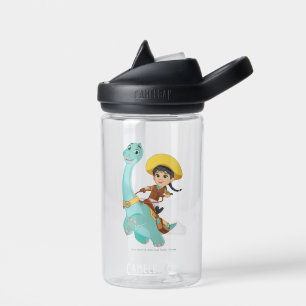 Bouteille D'eau Min & Clover Joyeux Cowgirl & Brontosaurus Ride