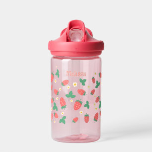 Bouteille D'eau Mini Fleur de Fraisier Personnalisé