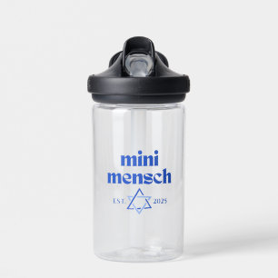 Bouteille D'eau "Mini Mensch" Joli Garçon Juif Drôle Moderne Desig