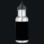 Bouteille D'eau Minimalist Black Cat Silhouette<br><div class="desc">Stylish black cat silhouette in minimalist style – perfect for Halloween, pet lovers, and chic everyday gifts. Add a touch of mysterious charm and feline elegance to your lifestyle with this minimalist black cat silhouette design. Featuring a sleek and sophisticated illustration of a black cat in profile, this versatile artwork...</div>