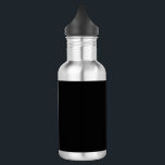 Bouteille D'eau Minimalist Black Cat Silhouette<br><div class="desc">Stylish black cat silhouette in minimalist style – perfect for Halloween, pet lovers, and chic everyday gifts. Add a touch of mysterious charm and feline elegance to your lifestyle with this minimalist black cat silhouette design. Featuring a sleek and sophisticated illustration of a black cat in profile, this versatile artwork...</div>