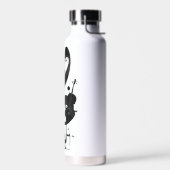 Bouteille D'eau Minimalist Musical Treble Clef Art - Saxophone  (Gauche)