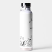 Bouteille D'eau Minimaliste Fleur Sauvage Mignonne Demoiselle d'Ho (Plage)