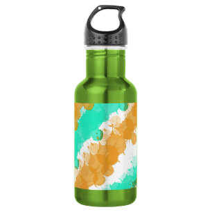 Bouteille D'eau Mint & Orange brillant