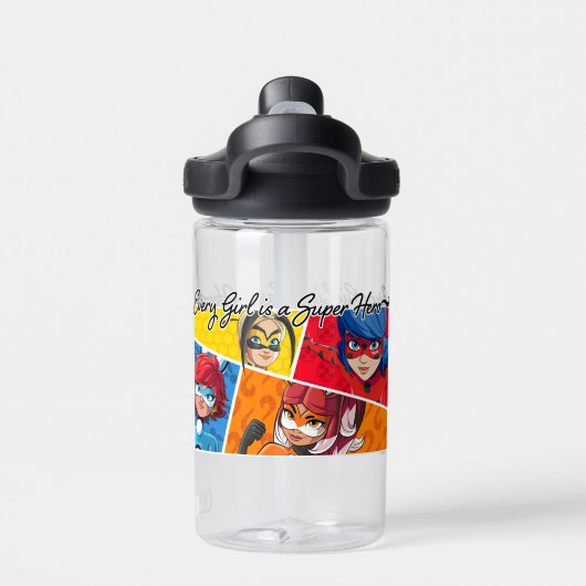 Bouteille D'eau Miraculeux Chaque fille est un super héros (Salle de sport)