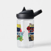 Bouteille D'eau Miraculous Ladybug & Cat Noir toujours vous protég (Gauche)