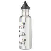 Bouteille D'Eau Mobile Avec Diagrammes De Commutat (Droite)