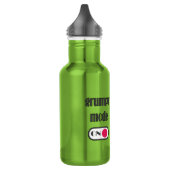 Bouteille D'eau Mode grumeux sur drôle de gros chat (Gauche)