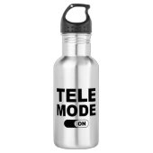 Bouteille D'eau Mode Télé activé (Devant)