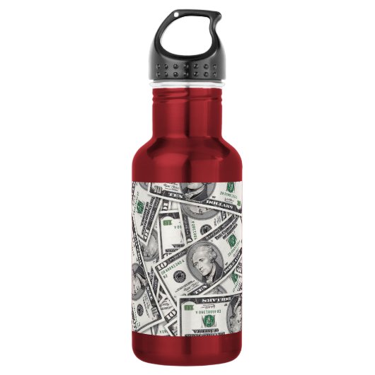 Bouteille D'eau Modèle de billet de 10 $ (Devant)