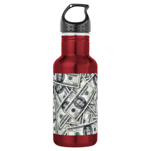 Bouteille D'eau Modèle de billet de vingt dollars (Devant)