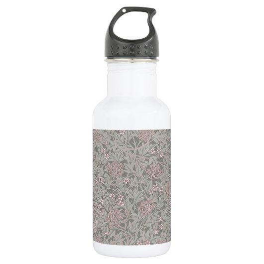 Bouteille D'eau Modèle de fleur de jasmin de William Morris (Devant)