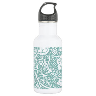 Bouteille D'eau Modèle de raisin de William Morris sarcelle turquo