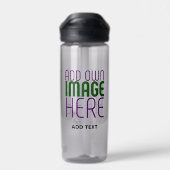 BOUTEILLE D'EAU MODÈLE DE TEXTE D'IMAGE ASH SIMPLE MODERNE (Arrière)