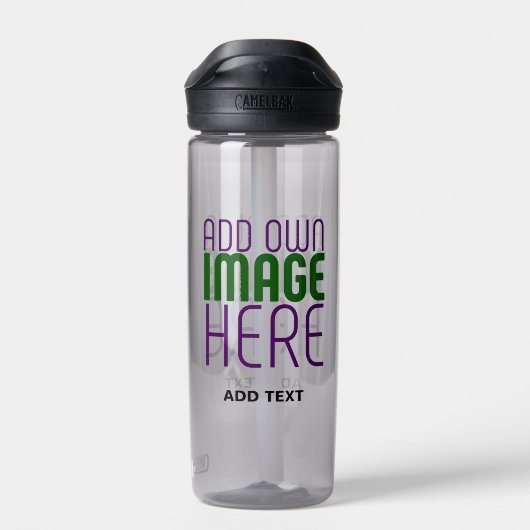 BOUTEILLE D'EAU MODÈLE DE TEXTE D'IMAGE ASH SIMPLE MODERNE (Arrière)
