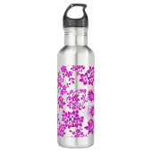 Bouteille D'eau Modèle floral D02.pink.b (Devant)