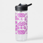 Bouteille D'eau Modèle floral D02.pink.b (Gauche)