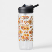 Bouteille D'eau Modèle floral d'automne B01 (Gauche)