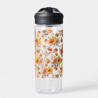 Bouteille D'eau Modèle floral d'automne B01