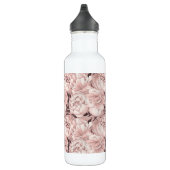 Bouteille D'eau Modèle floral de nom personnalisé (Droite)