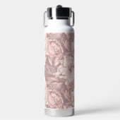 Bouteille D'eau Modèle floral de nom personnalisé (Salle de sport)