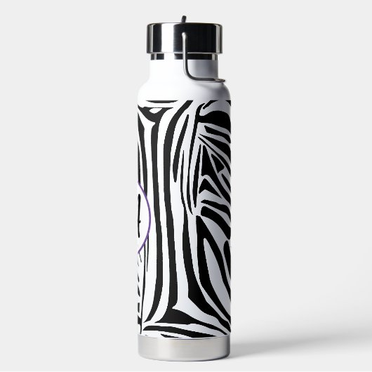 Bouteille D'eau Modèle Zebra (Gym)