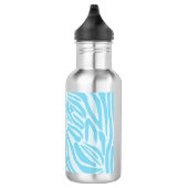 Bouteille D'eau Modèle Zèbre Bleu (Droite)