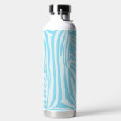 Bouteille D'eau Modèle Zèbre Bleu (Droite)